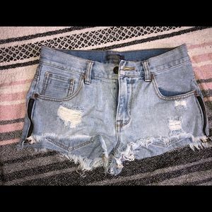 Jean shorts
